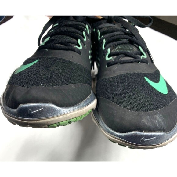 Nike Fitsole Run Sneakers Running Womens size 10 Black Green 2016 Athletic - Picture 4 of 9